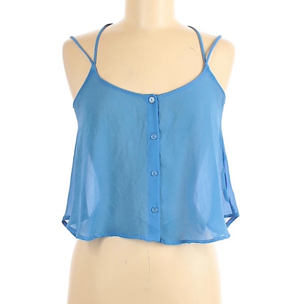 🍁 Lush Sheer Sleeveless Tank Top